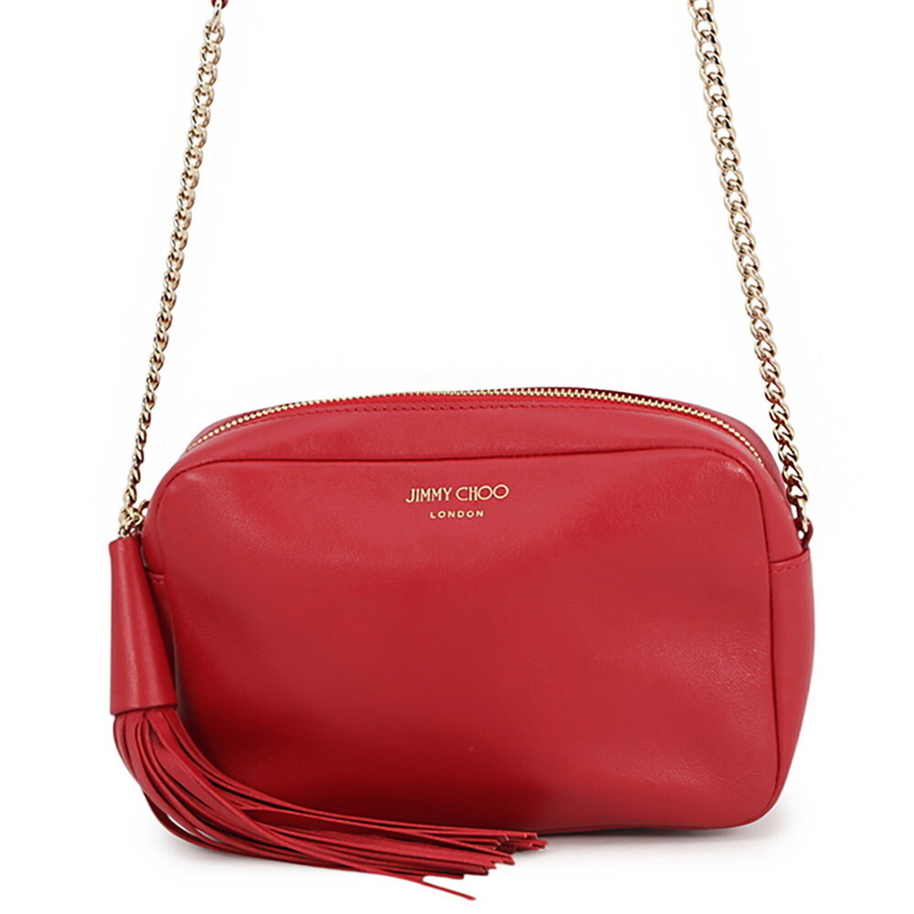 Jimmy Choo Attini Shoulder Bag with Tassel, Leather, JIMMY CHOO Handbag